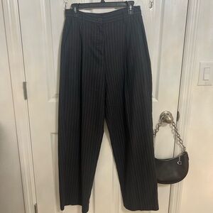 Aeropostale Women's Black Pinstripe Pants
